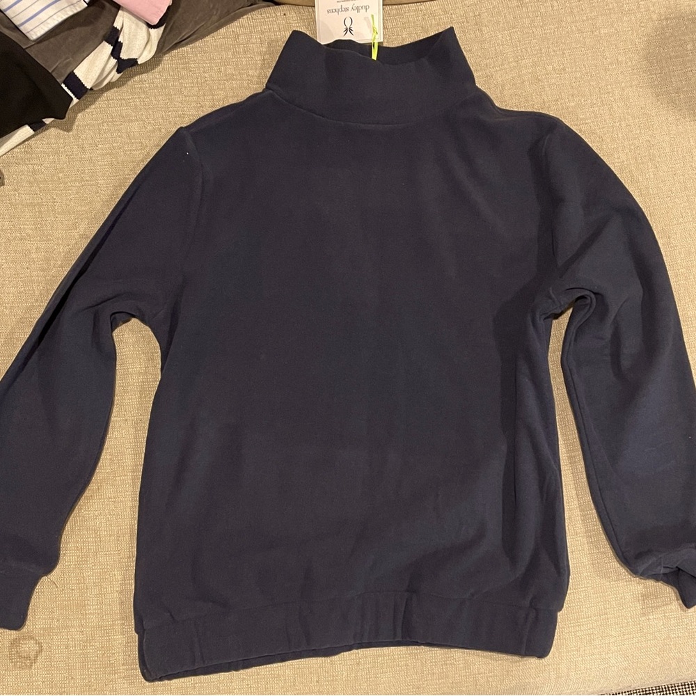 Dudley Stephens Baldwin turtleneck Small Navy